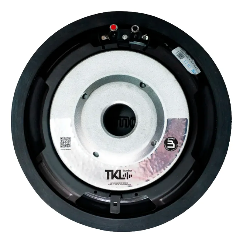 SUBWOOFER BOMBER TKL 10" SLIM 400W RMS BOBINA SIMPLE
