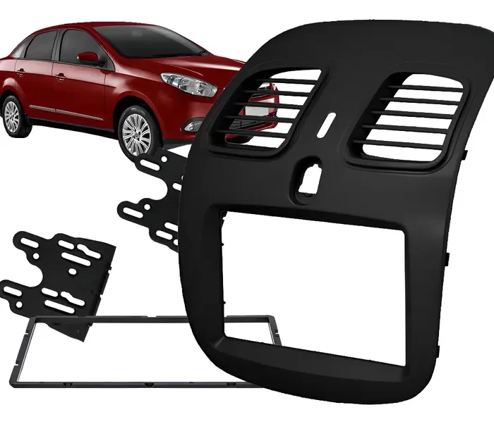 Marco Adaptador 2 Din Fiat Grand Siena Estereo Negro