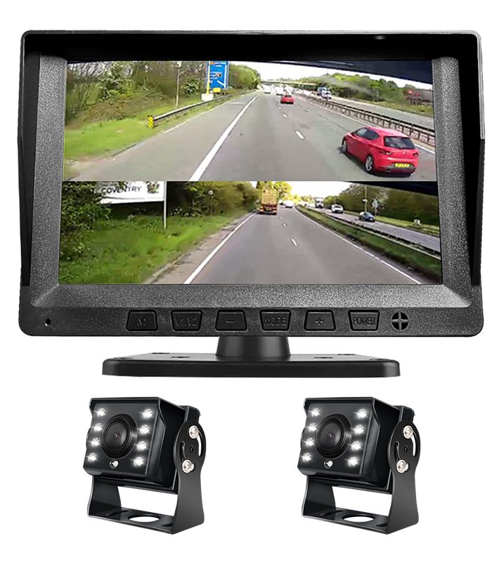 Guardtex Gtm-2 Kit Camión Display + 2 Cámaras HD