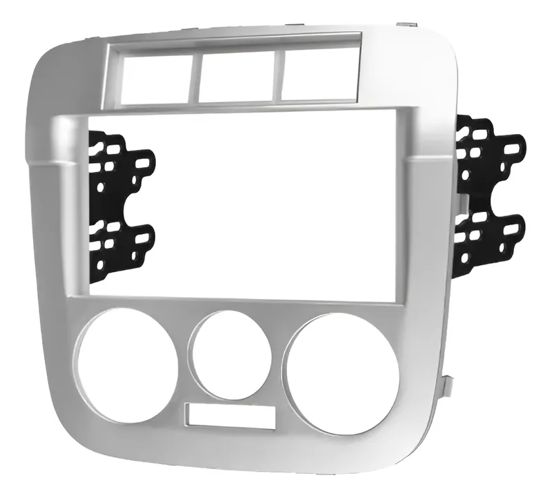 MARCO ADAPTADOR PERMAK 2 DIN VW GOL / SAVEIRO G4 COLOR GRIS PLATA