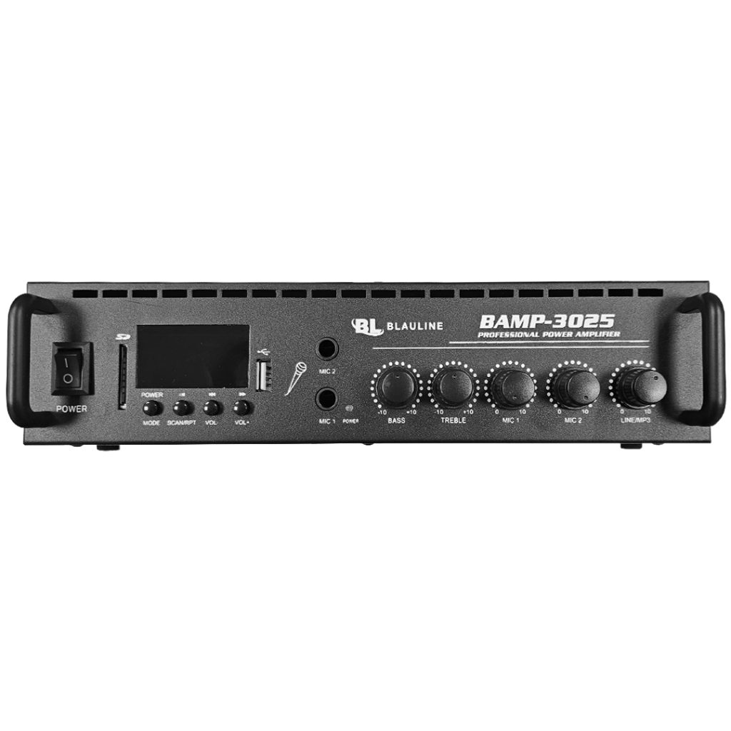 AMPLIFICADOR MUSICA FUNCIONAL BLAULINE BAMP-3025II 50WRMS – imagen 2