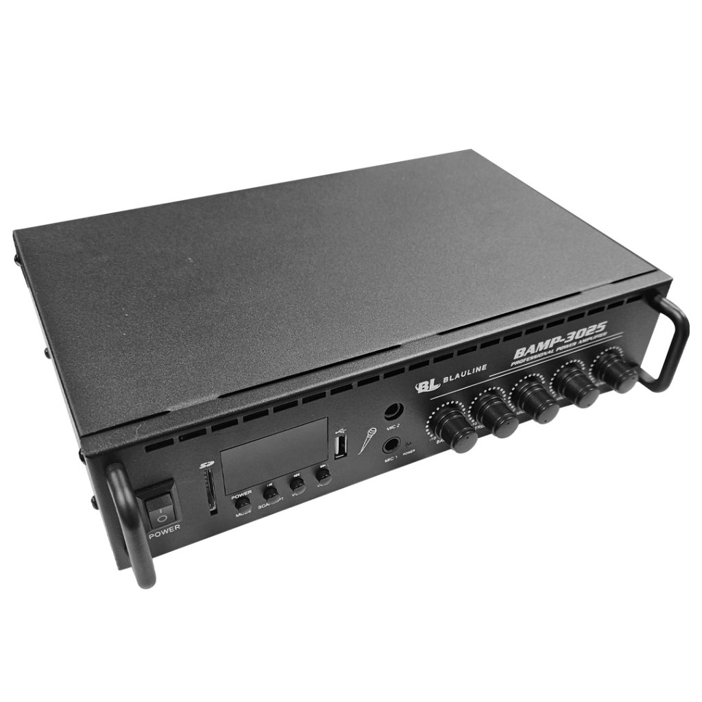 AMPLIFICADOR MUSICA FUNCIONAL BLAULINE BAMP-3025II 50WRMS – imagen 4