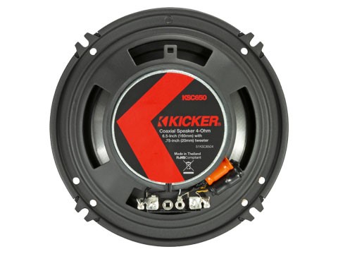 Parlante Coaxial Kicker Ksc6504 6.5 Pulgadas 100 rms 2 Vias