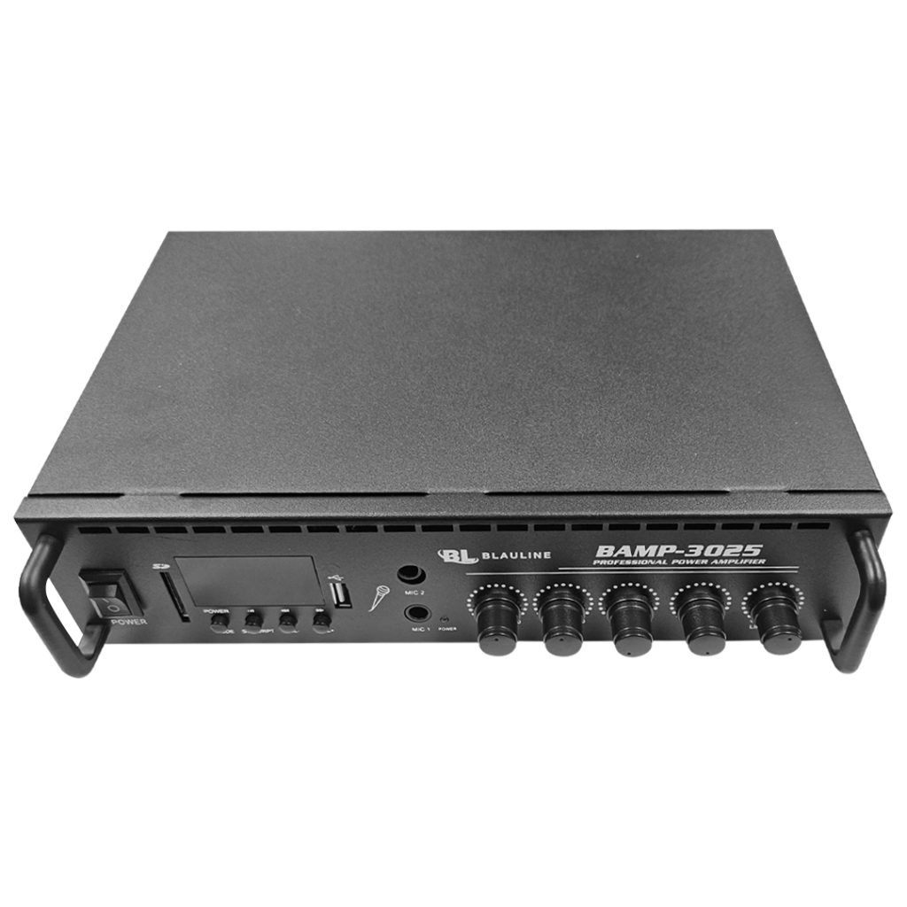 AMPLIFICADOR MUSICA FUNCIONAL BLAULINE BAMP-3025II 50WRMS
