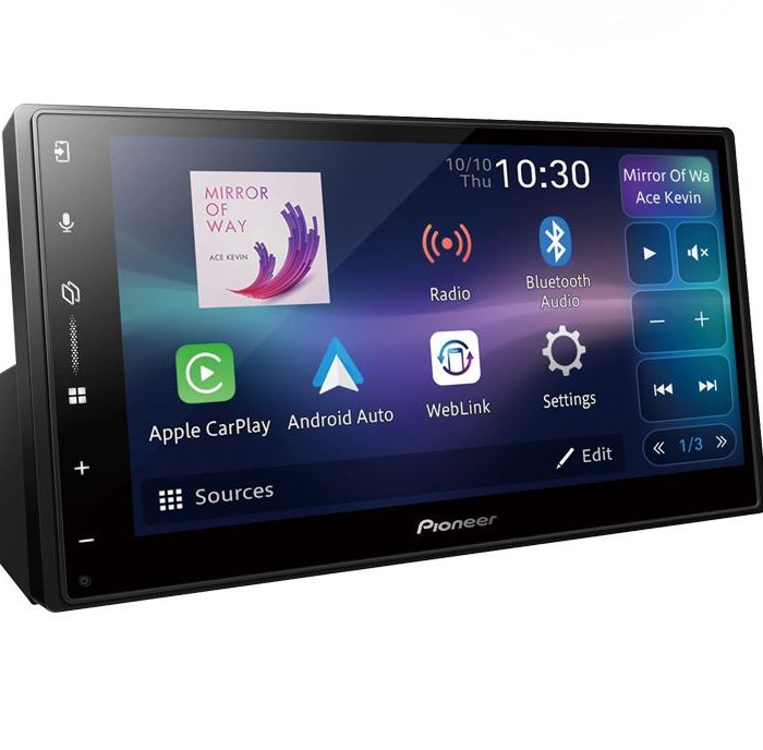 Estereo Pioneer Dmh-a5650bt Carplay Android Auto Color Negro