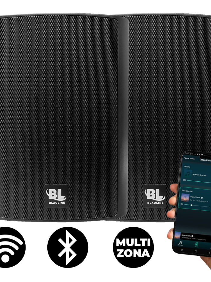 Bafle Monitor Blauline Bwf-6500b Wifi/bt Negro 6.5 X Par