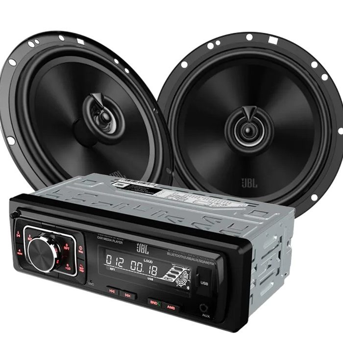 Combo Estereo Jbl Bt Usb + Parlantes Jbl 6.5 Pulgadas 480w