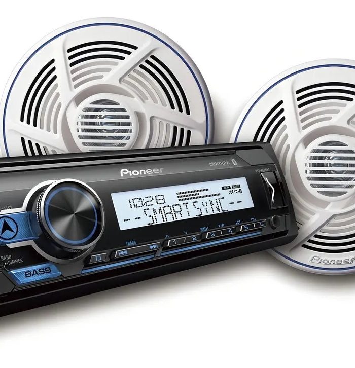 Combo Stereo Marino Pioneer Mxt-ms316bt Bluetooth 6 Pulgadas