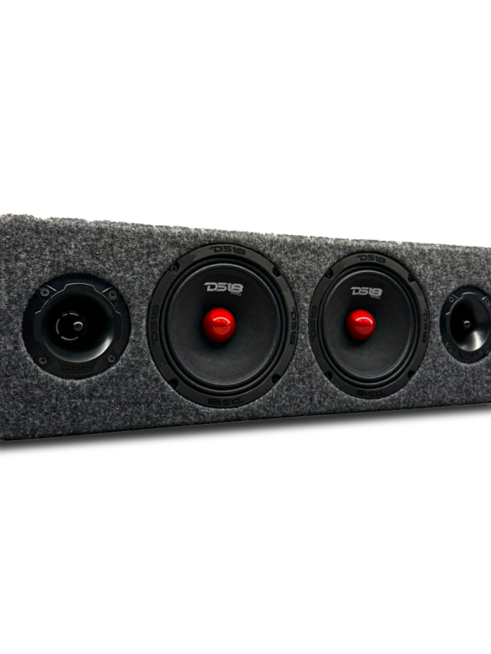 Combo Rack Medios Ds18 X2 + Super Tweeter Ds18 X2 + Rackera