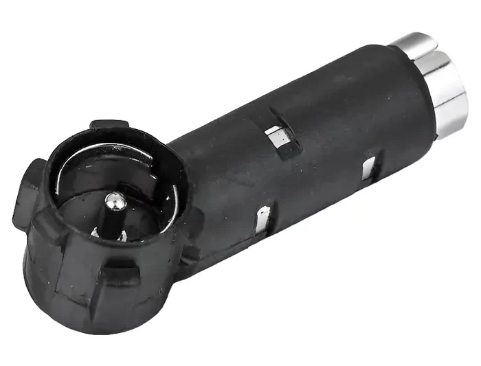 Pin Adaptador De Antena Iso Macho En L 90° Estereo Universal