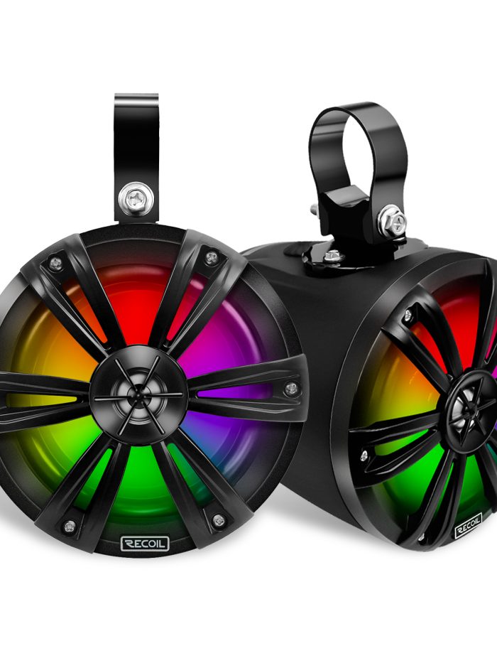 Juego Parlantes Torres Marinas Recoil R65 6 PuLG. 80 Rms Rgb