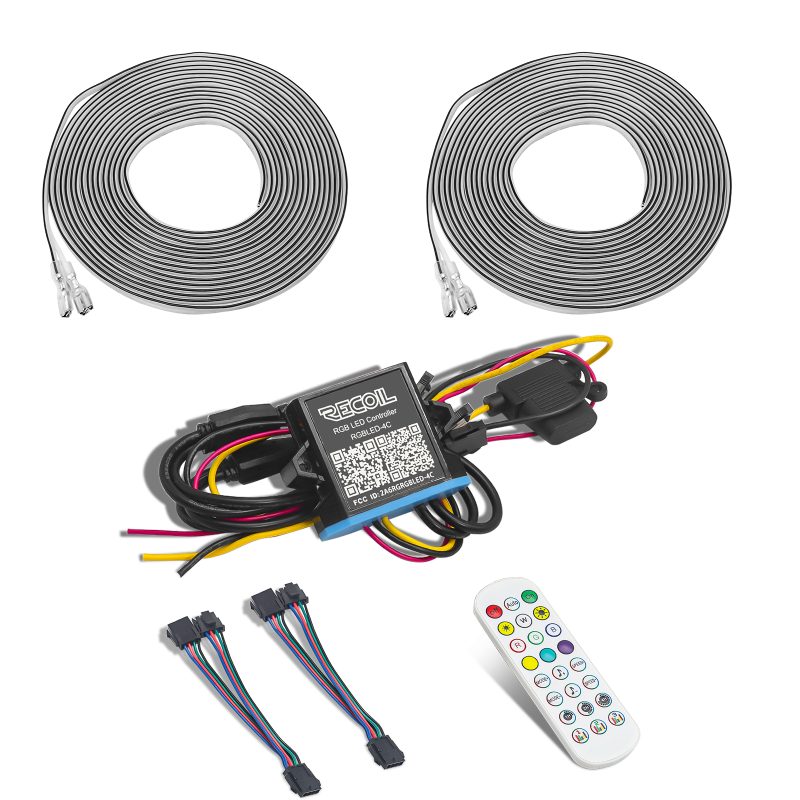 Parlantes Marinos Recoil M1-65k 6 Pulgadas 120 Rms Rgb