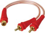Cable Rca Audiopipe Ampy-f-2m Y Griega 1 Hembra 2 Machos