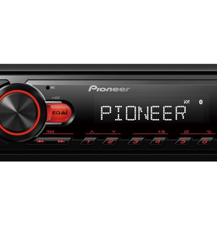 Estereo Pioneer Mvh-s145bt 1din Bt Usb Aux 50wx4 Display Lcd