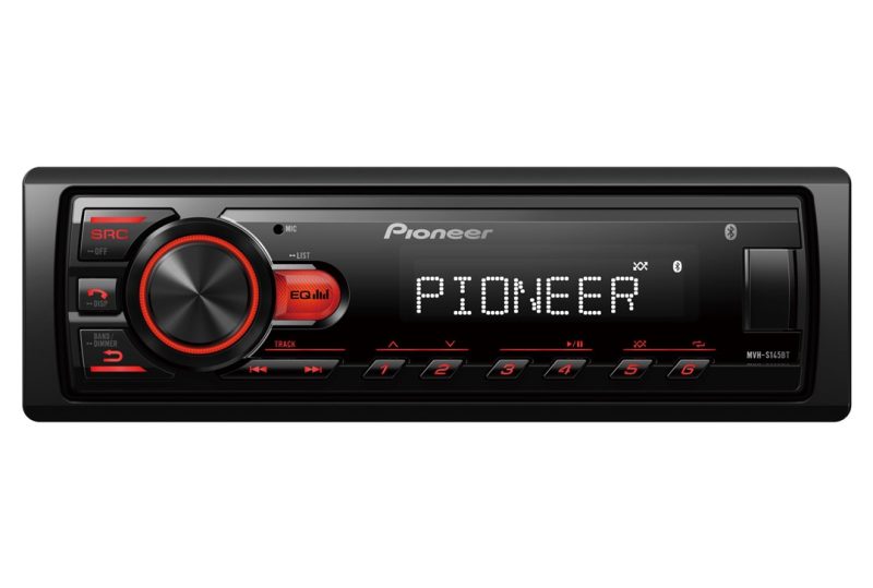 Estereo Pioneer Mvh-s145bt 1din Bt Usb Aux 50wx4 Display Lcd