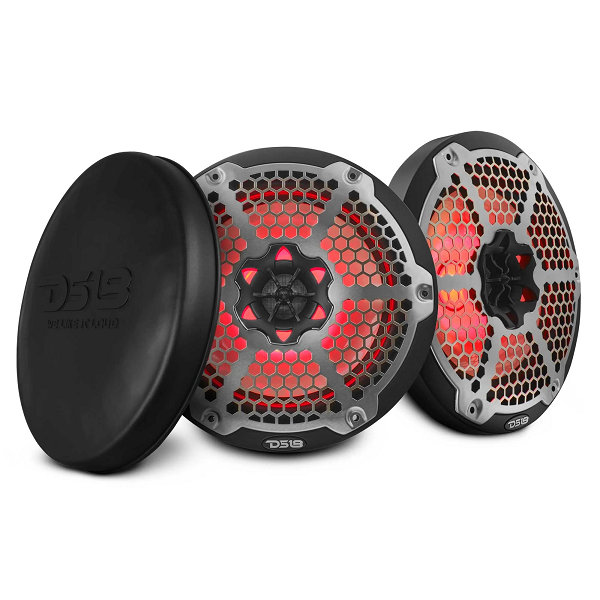 Juego Parlantes Ds18 Nxl-8m/bk Marinos 8 125rms Rgb Metalico
