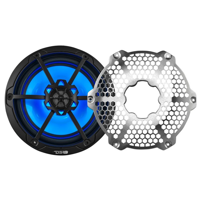 Juego Parlantes Ds18 Nxl-8m/bk Marinos 8 125rms Rgb Metalico