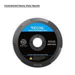 Rollo De Cable Recoil Rg10-250 10ga 76 Metros Color Gris