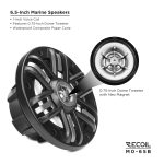 Parlantes Marinos Recoil M0-65b 6 Pulgadas 120rms 2 Vias