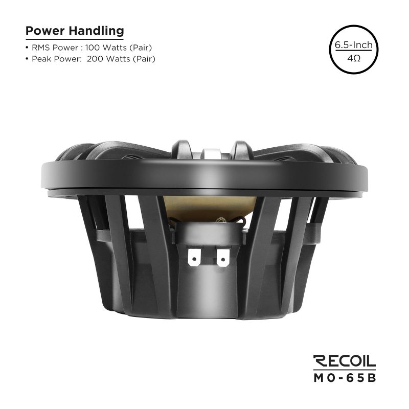 Parlantes Marinos Recoil M0-65b 6 Pulgadas 120rms 2 Vias
