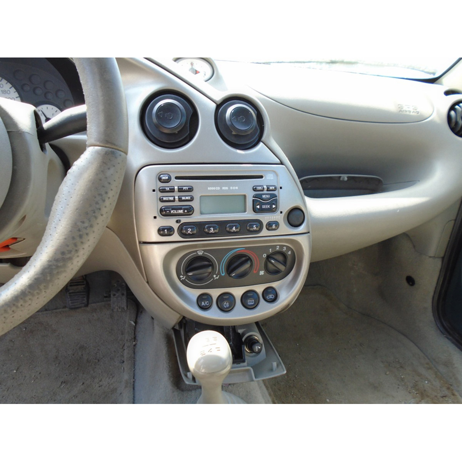 Marco Adaptador Permak 1 Din Ford Ka Con Baliza Gris Mod. 98