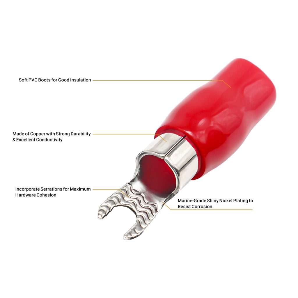 Terminal Horquilla Recoil St408-20 Por 20 Unidades 4 Ga
