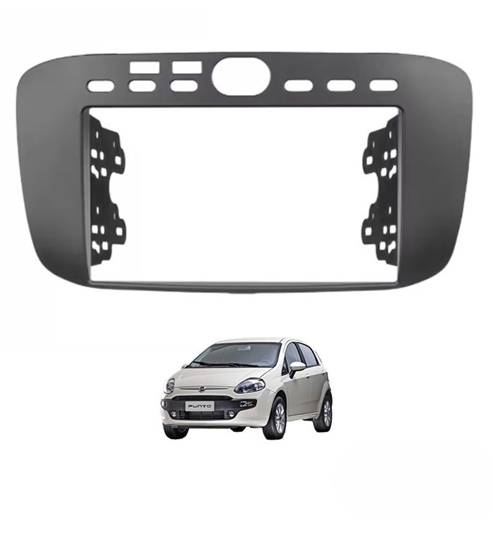 Marco Adaptador Estereo Permak Fiat Punto 13/17 Negro Mate