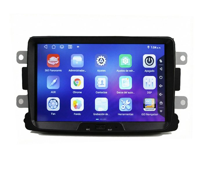 Multimedia Blauline Bcm-800rn Top 8 Pulgadas Renault 8gb