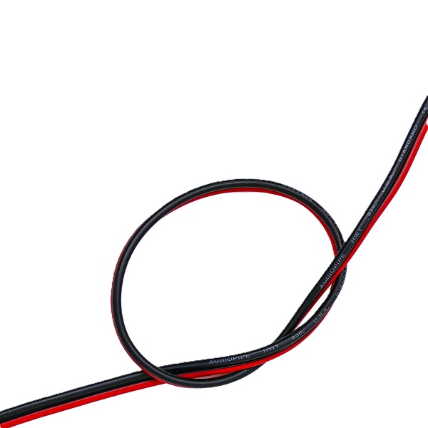 Rollo De Cable Audiopipe Cable-18-1000blk 18ga Bipolar