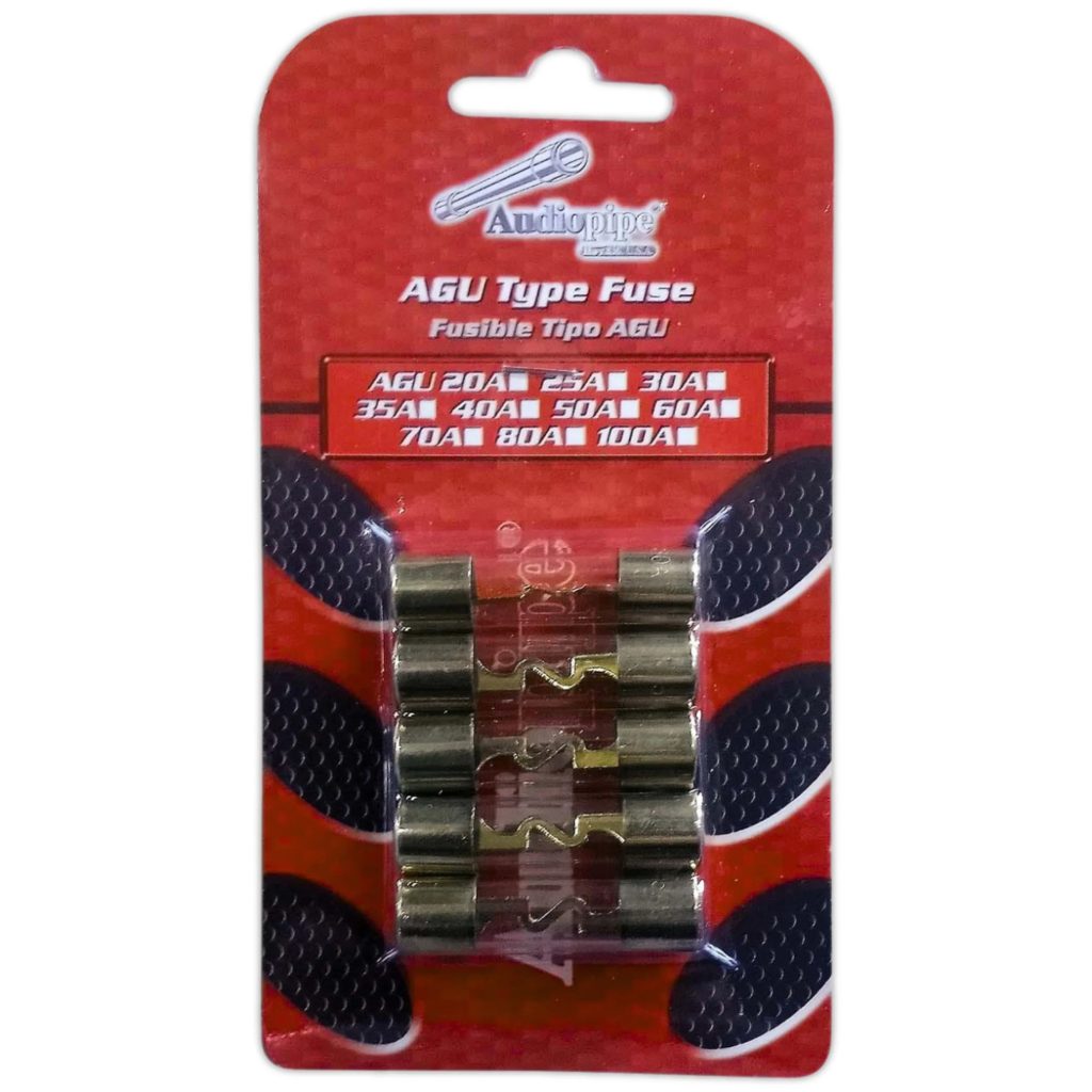 Fusibles Audiopipe Agu-30a Blister X 5 Unidades Agu 30a