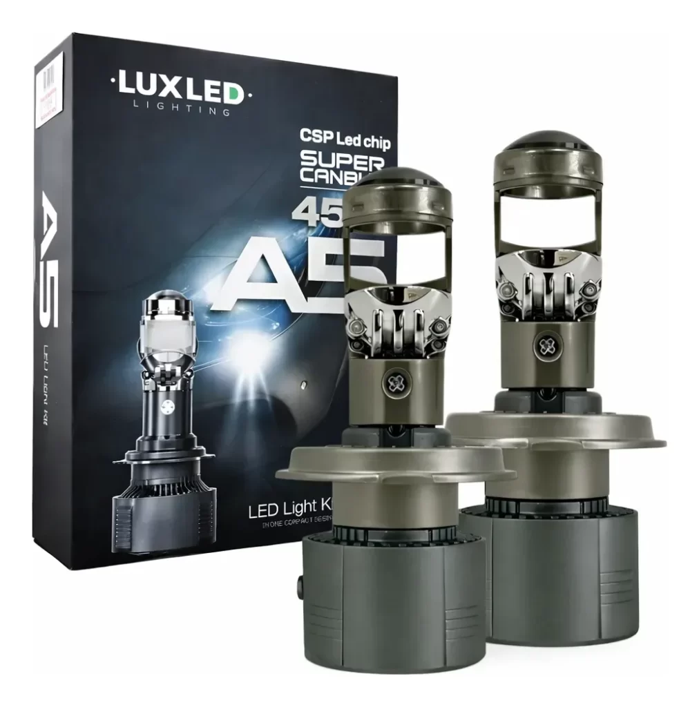 Kit De Led Luxled A5 Con Proyector Mini Lupa 45 Watts Canbus – imagen 1