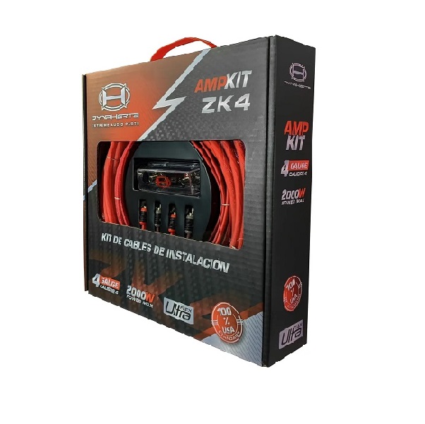 Combo Dynahertz 2 H012 + Potencia Rt 1200.1 + Kit Cables Zk4 – imagen 5