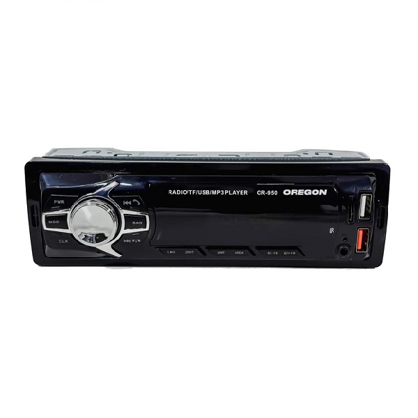 Estereo Oregon Or-950 1 Din Bt Control Remoto Fm Frente Fijo