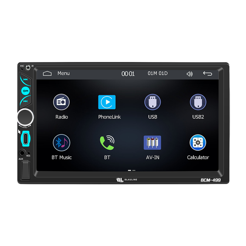 Estereo Doble Din Blauline Bcm-499 Car Play Inalambrico – imagen 1
