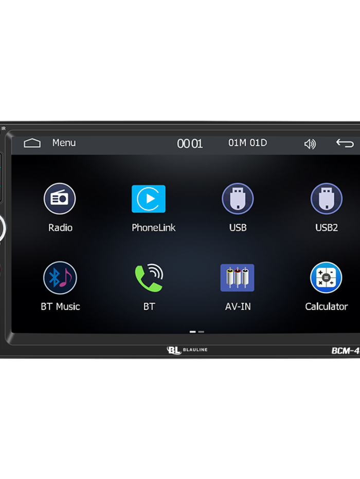 Estereo Doble Din Blauline Bcm-499 Car Play Inalambrico