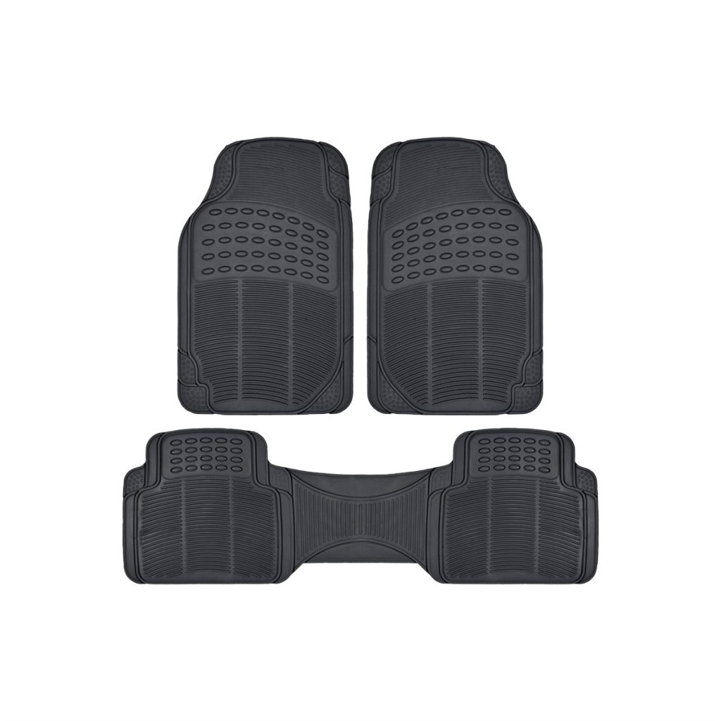 ALFOMBRA PARA AUTO OREGON AL004 PVC 3 PIEZAS COLOR NEGRO – imagen 1
