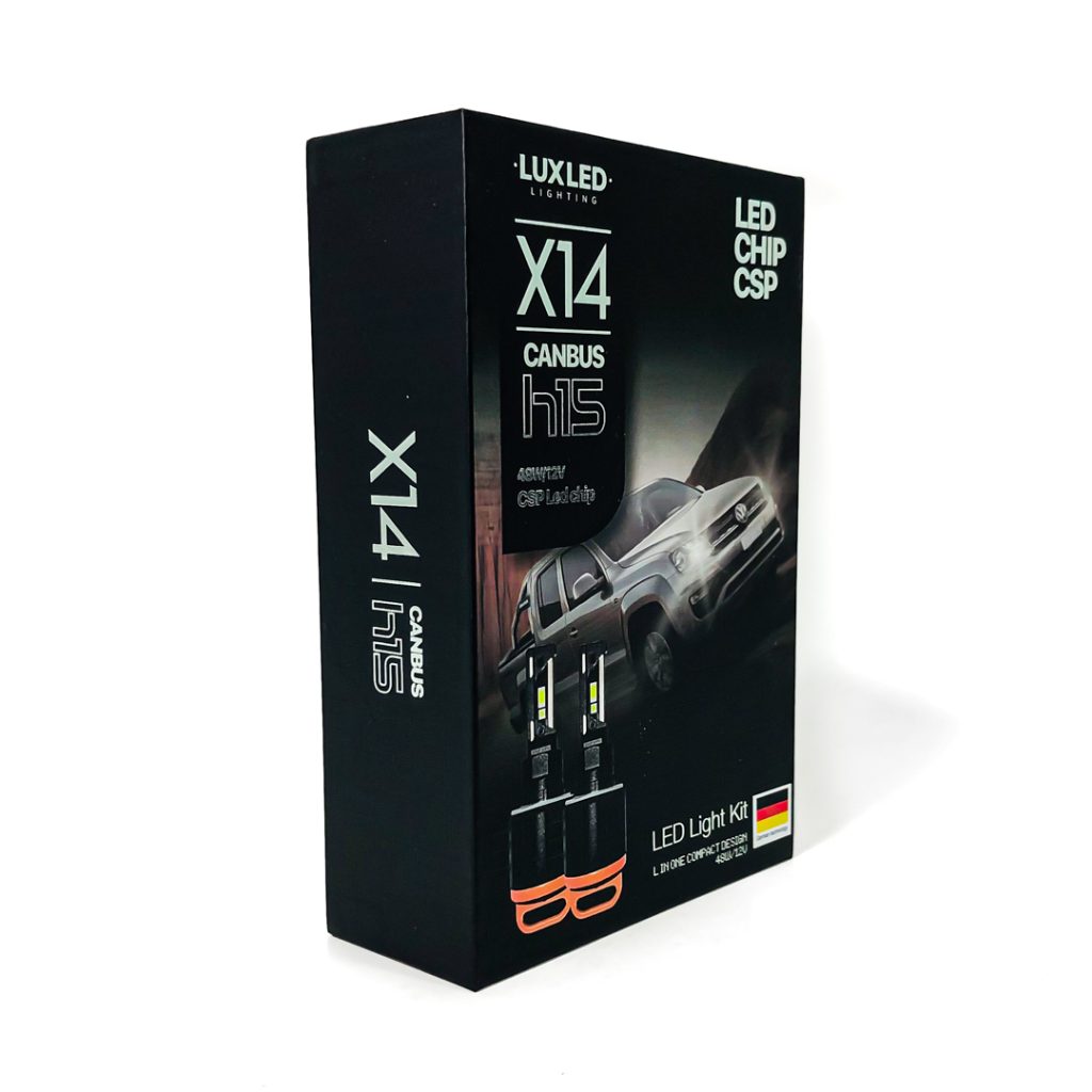 KIT DE LED LUX LED X14-H15 H15 CANBUS 48W COMPACTO – imagen 8