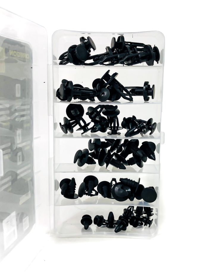 CAJA DE CLIPS GRAMBOX OREGON SURTIDOS 60 UNIDADES