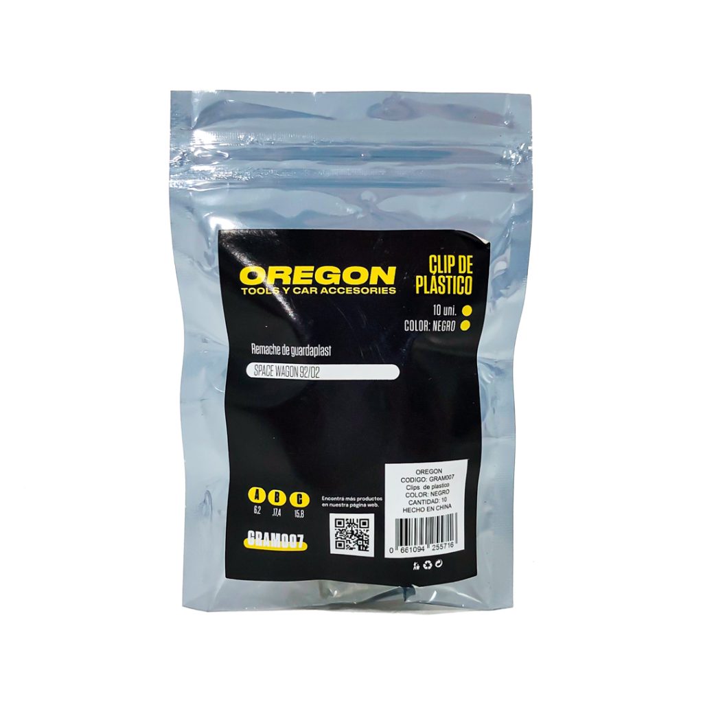 SET DE 10 CLIPS OREGON GRAM007 GUARDAPLAST AUTO JAPONES – imagen 2
