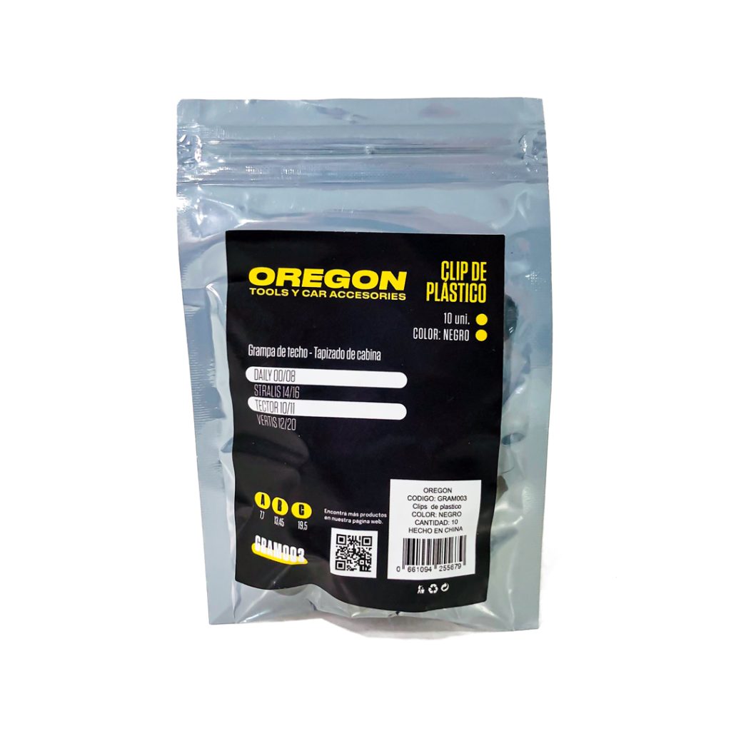 SET DE 10 CLIPS OREGON GRAM003 TECHO/CABINA IVECO – imagen 4