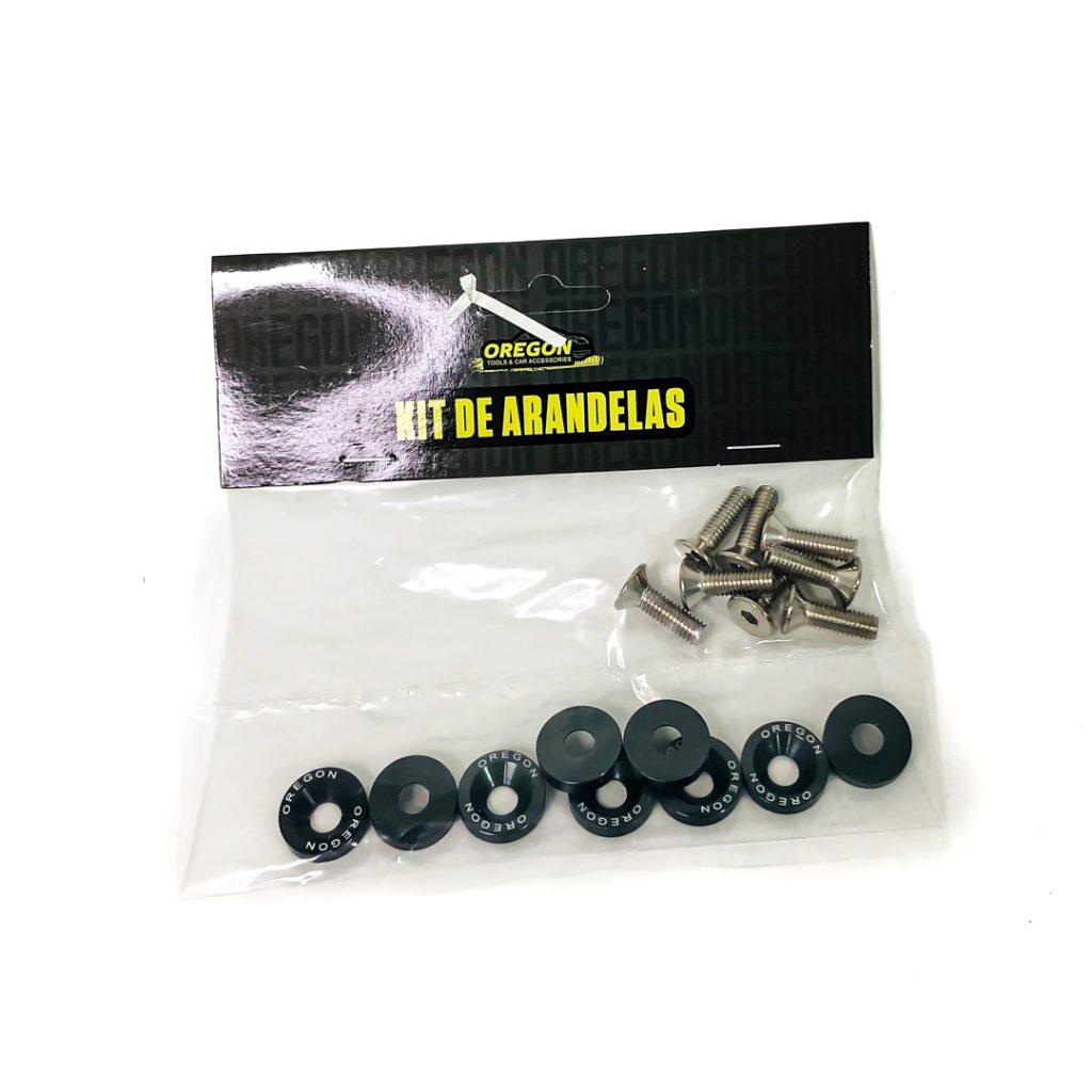 KIT DE ARANDELAS OREGON ANODIZADA COLORES VARIOS X 8 UNIDADES – imagen 8