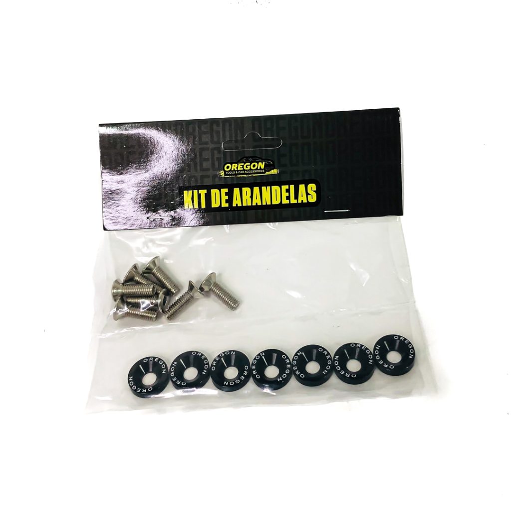 KIT DE ARANDELAS OREGON ANODIZADA COLORES VARIOS X 8 UNIDADES – imagen 3