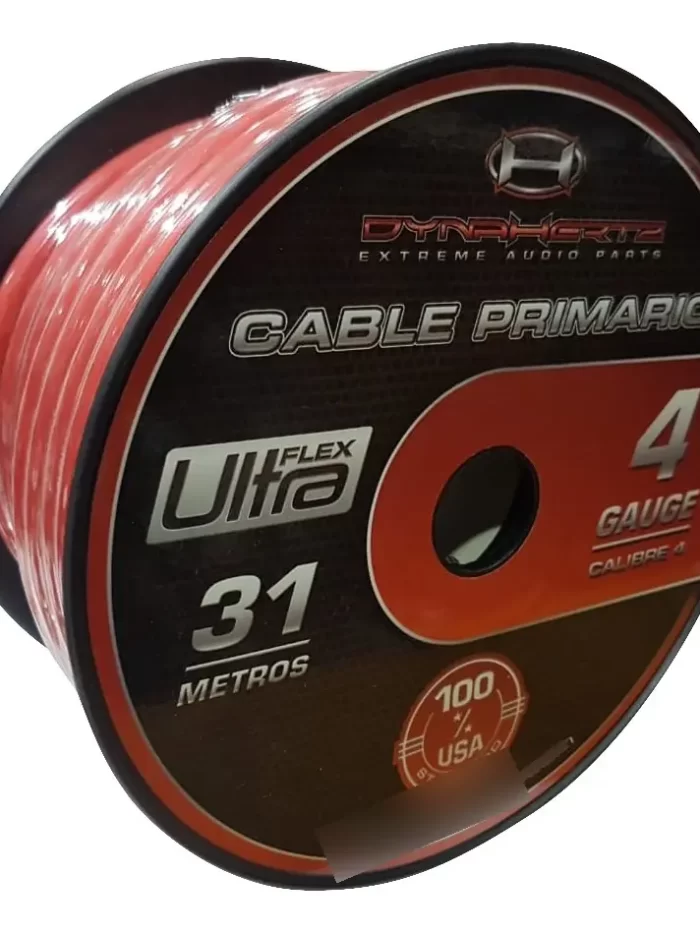 Rollo De Cable Dynahertz De 4awg X 31 Metros 25mm Car Audio