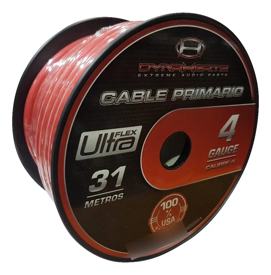 Rollo De Cable Dynahertz De 4awg X 31 Metros 25mm Car Audio – imagen 1