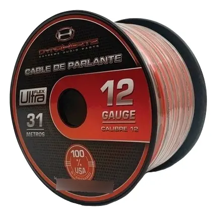 Cable De Parlante Dynahertz Ultra Flex 12 Gauge X Metro