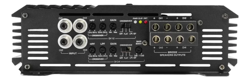 Potencia Amplificador Dynahertz Rt 1200.4 1200w X 4 Canales – imagen 3