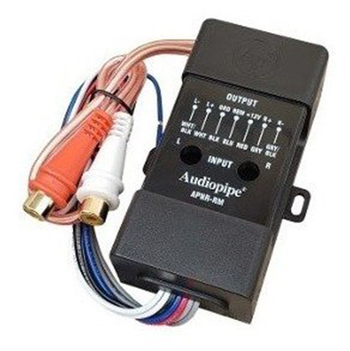 Adaptador Impedancia Audiopipe APNR-RM 2 CH Con Salida Remoto