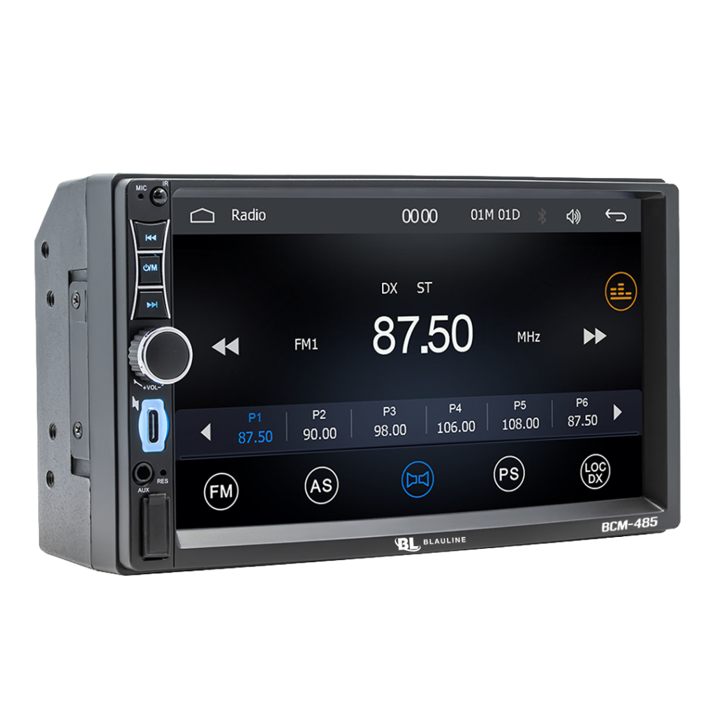 Estereo Doble Din Blauline Bcm-485 Carplay X Cable – imagen 3