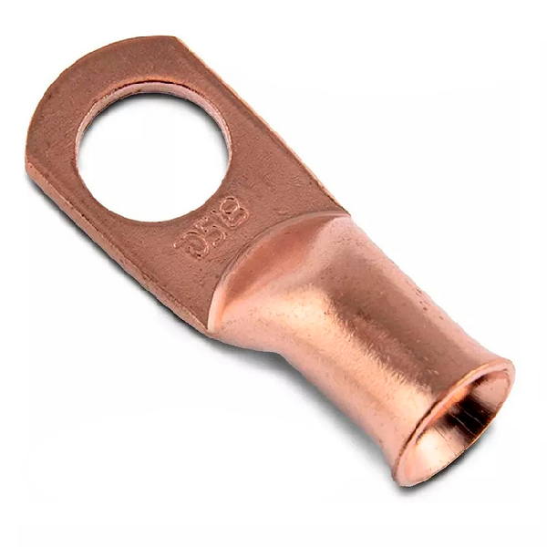 Terminal Ojal Cobre Ds18 Para Cable De 8 Gauge 16mm X Unidad