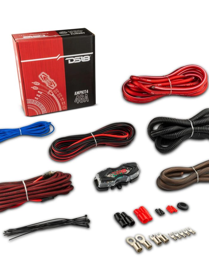 Kit de Cable de Instalacion DS18 AMPKIT de 4GA
